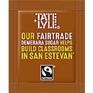Image of Fairtrade Brown Sugar Sachets Box 0f 1000