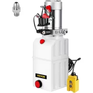 Image of VEVOR Hydraulic Pump Power Unit DC 12V 6L Double Acting Hydraulic Pump 6 Quart Hydraulic Pump Hydraulic Pump For Dump Trucks