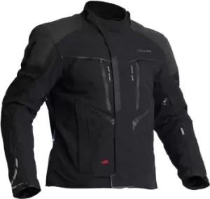 Image of Halvarssons Vansbro Waterproof Motorcycle Textile Jacket, black, Size 54, black, Size 54
