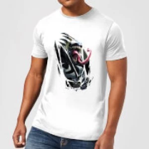 Image of Venom Chest Burst Mens T-Shirt - White - L