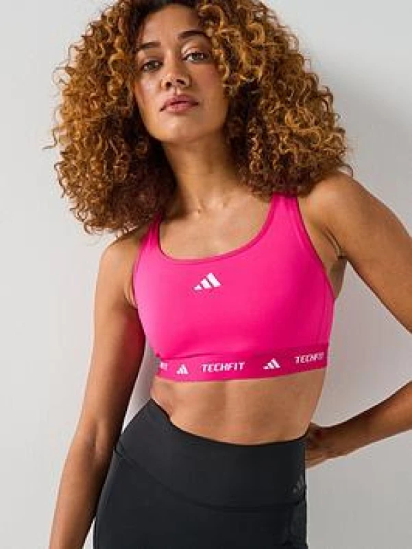 Image of Sports bra adidas Techfit Rose Female XS