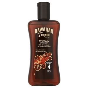 Image of Hawaiian Tropic Professional Tanning Oil Rich 4 200ml