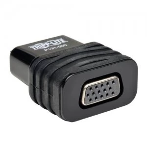 Image of Tripp Lite P131-000 cable interface/gender adapter HDMI VGA Black