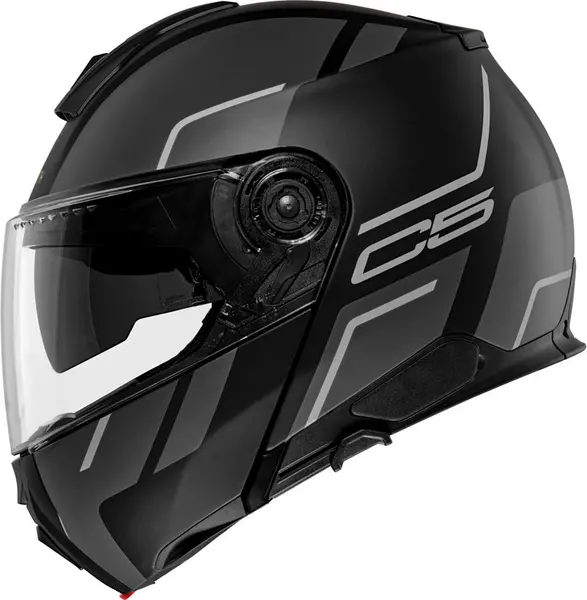Image of Schuberth C5 Master Black Grey Modular Helmet XL