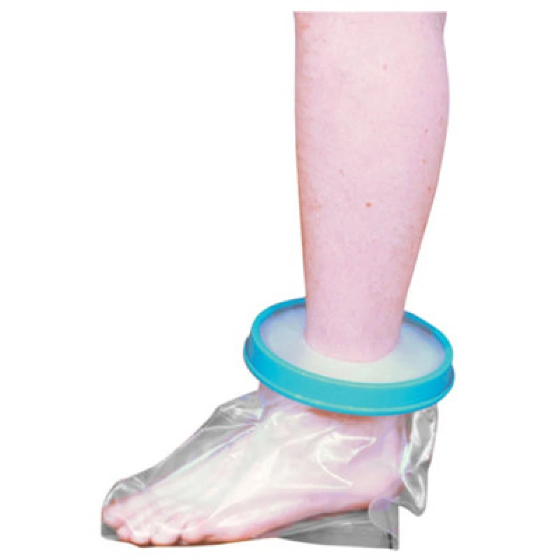 Image of Loops Waterproof Cast and Bandage Protector - Suits Adult Foot - Bathroom Washing Aid Multi