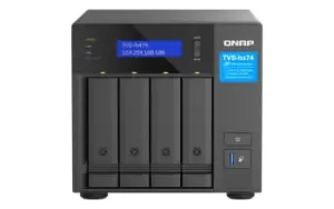 Image of QNAP TVS-H474 NAS Tower Ethernet LAN Black G7400