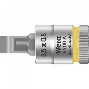 Image of Wera 8700 A FL 05003320001 Slot Bit 5.5mm 1/4 (6.3 mm)