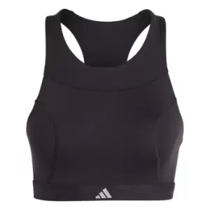 Image of adidas Running Medium-Support Bra Womens - Black