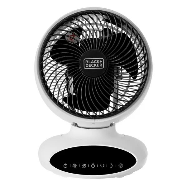 Image of Black And Decker 9" Circulation Desk Fan White