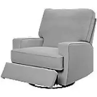 Image of DOREL HOME DA7197-GRRUK Recliner Chair Grey Fabric, MDF, Metal, Foam