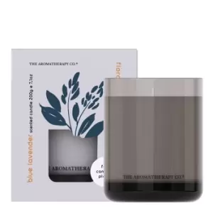 Image of The Aromatherapy Co Floral Bloom Lavender Candle 200g Purple