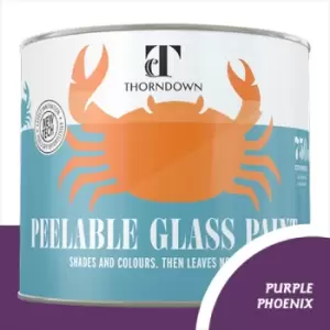 Image of Thorndown Purple Phoenix Peelable Glass Paint 150ml - Translucent