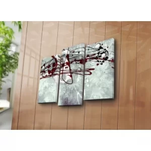 Image of 3PATK-90 Multicolor Decorative Canvas Painting (3 Pieces)