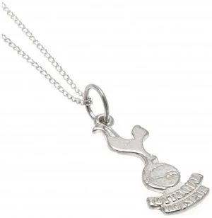 Image of Tottenham Hotspur FC Sterling Silver Crest Pendant Necklace