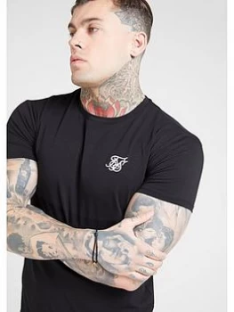 Image of SikSilk Core Gym T-Shirt - Black