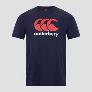 Image of Canterbury Teen Logo T-Shirt Navy 14 Years