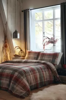 Image of 'Connolly' 100% Brushed Cotton Duvet Cover Set