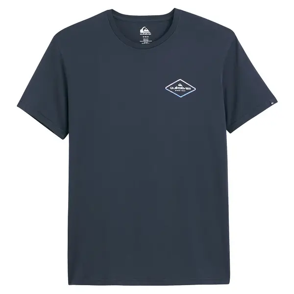 Image of Back Logo Print T-Shirt in Cotton with Short Sleeves