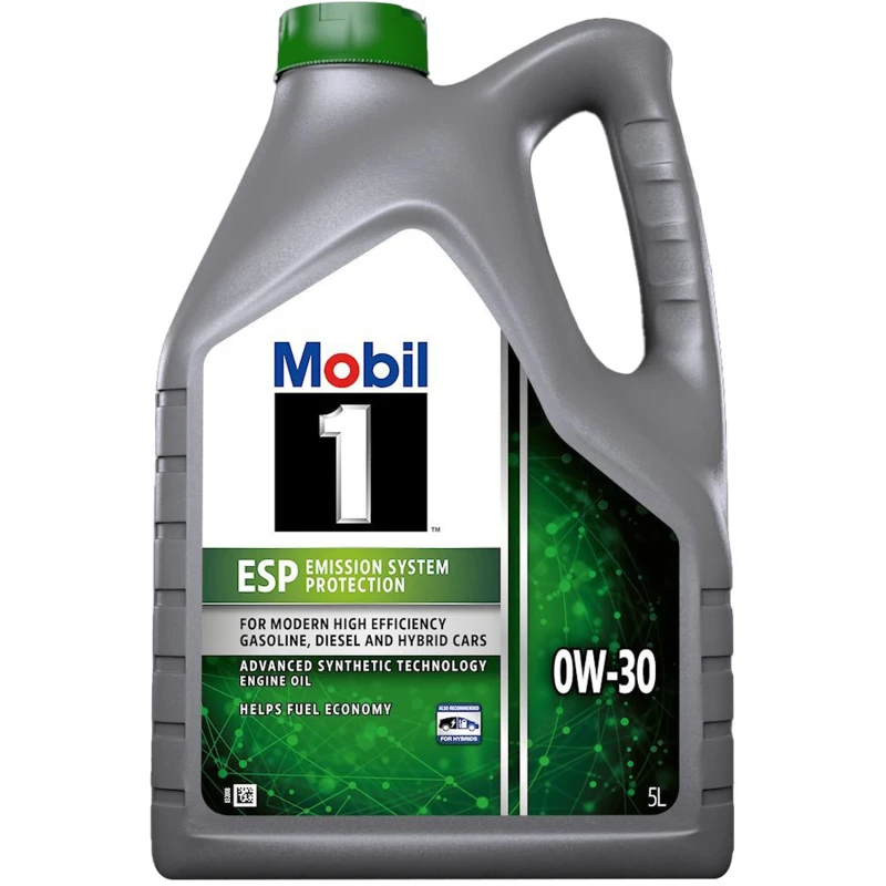Image of Mobil 1 ESP 0W-30 5l Engine oil 157749 VOLKSWAGEN: Golf 7, Golf 5, Polo V Hatchback, AUDI: A6 C7 Saloon, A4 B8 Saloon, A6 C7 Avant Engine Oil (1862)