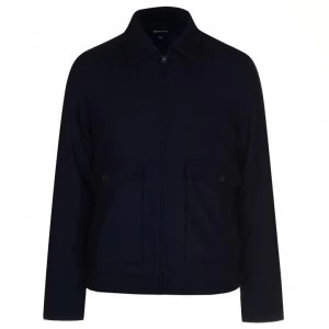 Image of Gant Wool Wind Jacket - Navy 410