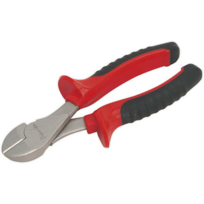 Image of Loops 190mm Heavy Duty Side Cutters - Hardened Cutting Jaws - Drop Forged Steel Pliers Metallics
