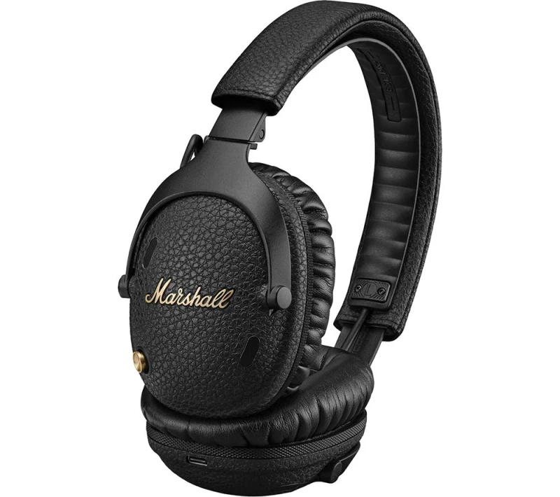 Image of Marshall Marshall Monitor III Over-Ear Wireless Headphones - Black