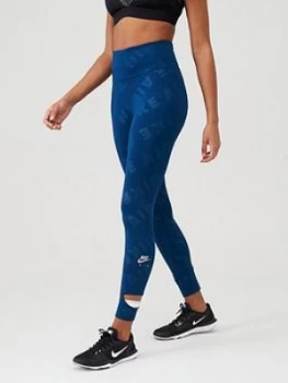 Image of Nike Air Running Legging - Valerian Blue