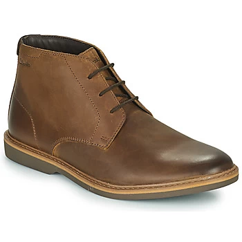 Image of Clarks ATTICUSLT MID mens Mid Boots in Brown