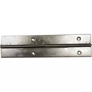 Image of Metal Piano Hinge Gold Colour 30x120mm - Colour Galvanized - Pack of 1