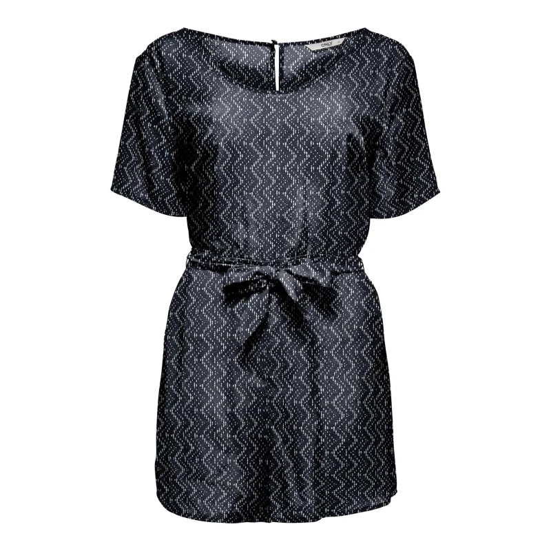 Image of Only Womens dress Only Onllea Marina S/L Blanc Female S