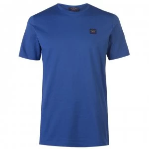 Image of Paul And Shark Basic Crew Neck T Shirt - Royal Blue 342