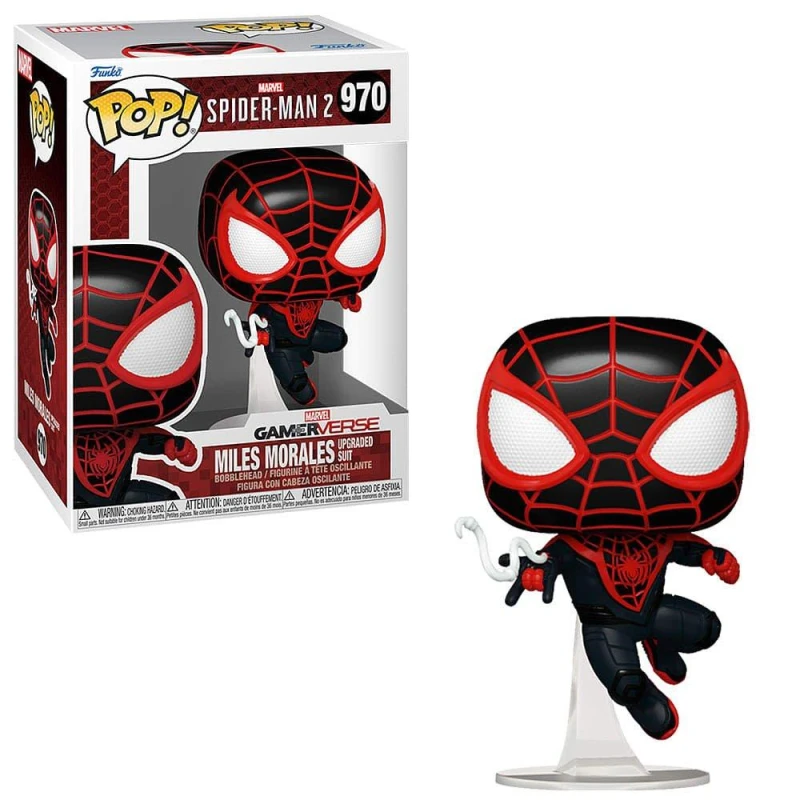 Image of Spider-Man 2- Miles Morales Upgraded Suit Vinyl Figurine 970 Funko Pop! multicolour Onesize Unisex
