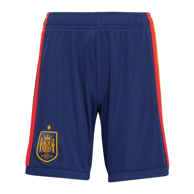 Image of adidas Spain Home Shirt World Cup 2026 Juniors International Replica Shorts 9-10 Years Blue 37203618195