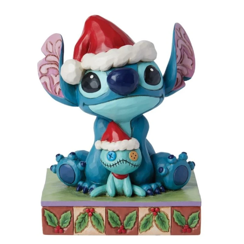 Image of Disney Traditions 6015007 Santa Stitch And Scrump - P01585