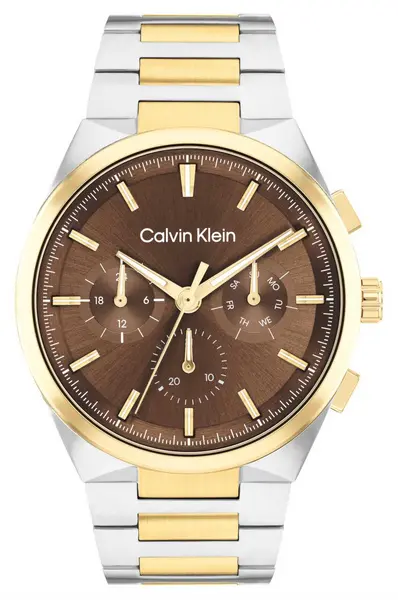 Image of Calvin Klein 25200442 Mens Distinguish (44mm) Brown Dial / Watch