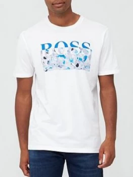 Image of Hugo Boss Thady 1 Logo T-Shirt White Size L Men