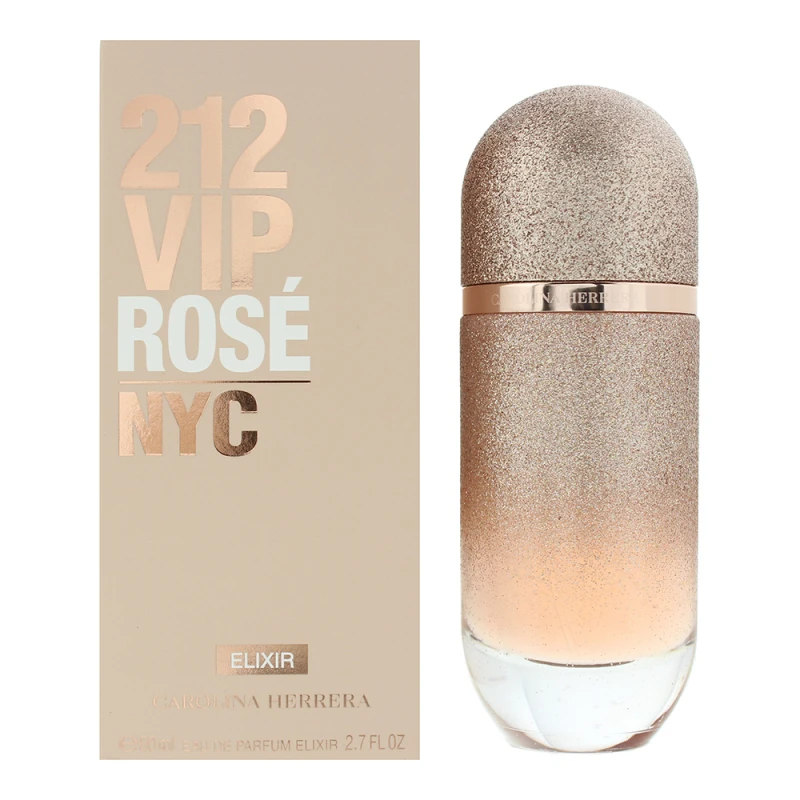 Image of Carolina Herrera 212 VIP Rose Elixir Eau de Parfum 80ml