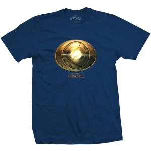 Image of Marvel Comics - Doctor Strange Amulet Unisex Medium T-Shirt - Blue