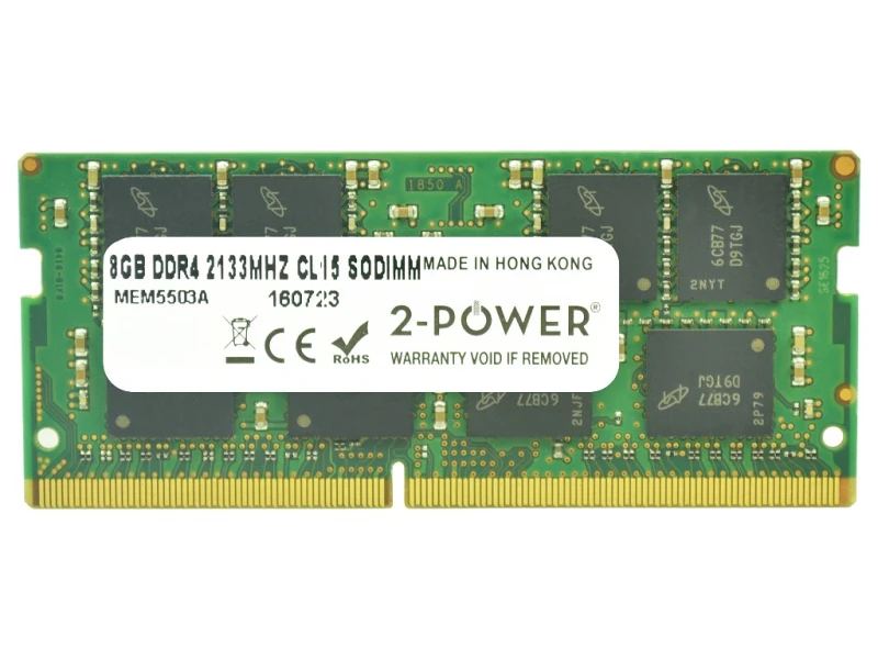 Image of 2-Power 8GB DDR4 2133MHz CL15 SoDIMM Memory