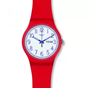 Image of Unisex Swatch Red Me Up Watch