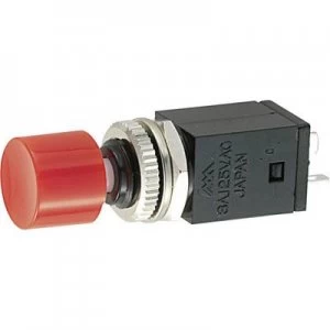 Image of Miyama DS 409 WT Pushbutton switch 125 V AC 3 A 1 x OnOn latch