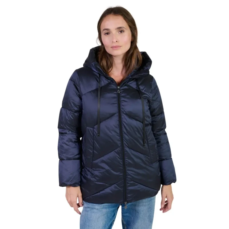 Image of Le Temps des cerises Womens Le Temps des Cerises Kilia Puffer Noir Female XS