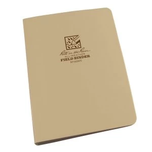 Image of Rite In The Rain Field Ring Binder 4.5 x 7" Tan