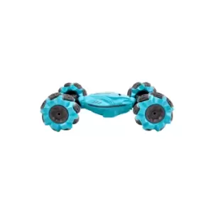 Image of Remote Control 2.4 Ghz Transformable Blue Stunt Car