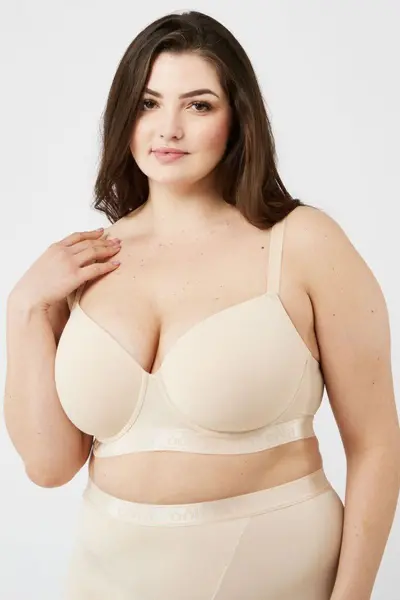 Image of Oola Lingerie Everyday Moulded T-Shirt Bra Nude