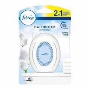 Image of Febreze Bathroom Air Freshener Fresh Cotton 7.2g