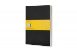 Image of Moleskine Square Cahier Black Journal Extra Large by Moleskine