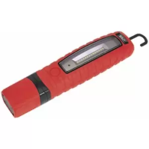 Image of Loops - 360° Swivel Inspection Light - 14 smd & 3W smd LED - Rechargeable - Red