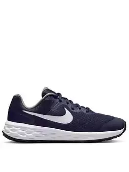 Image of Nike Junior Revolution 6 - Navy/White, Size 4