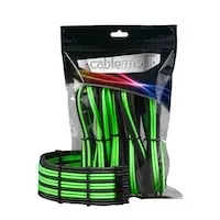 Image of CableMod Pro ModMesh 12VHPWR Cable Extension Kit (Black / Light Green)